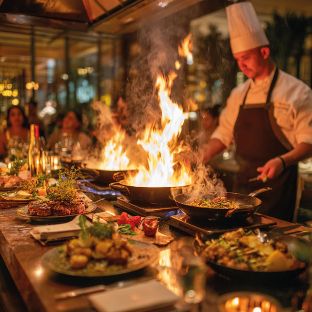 Live Cooking Customized Foodservice