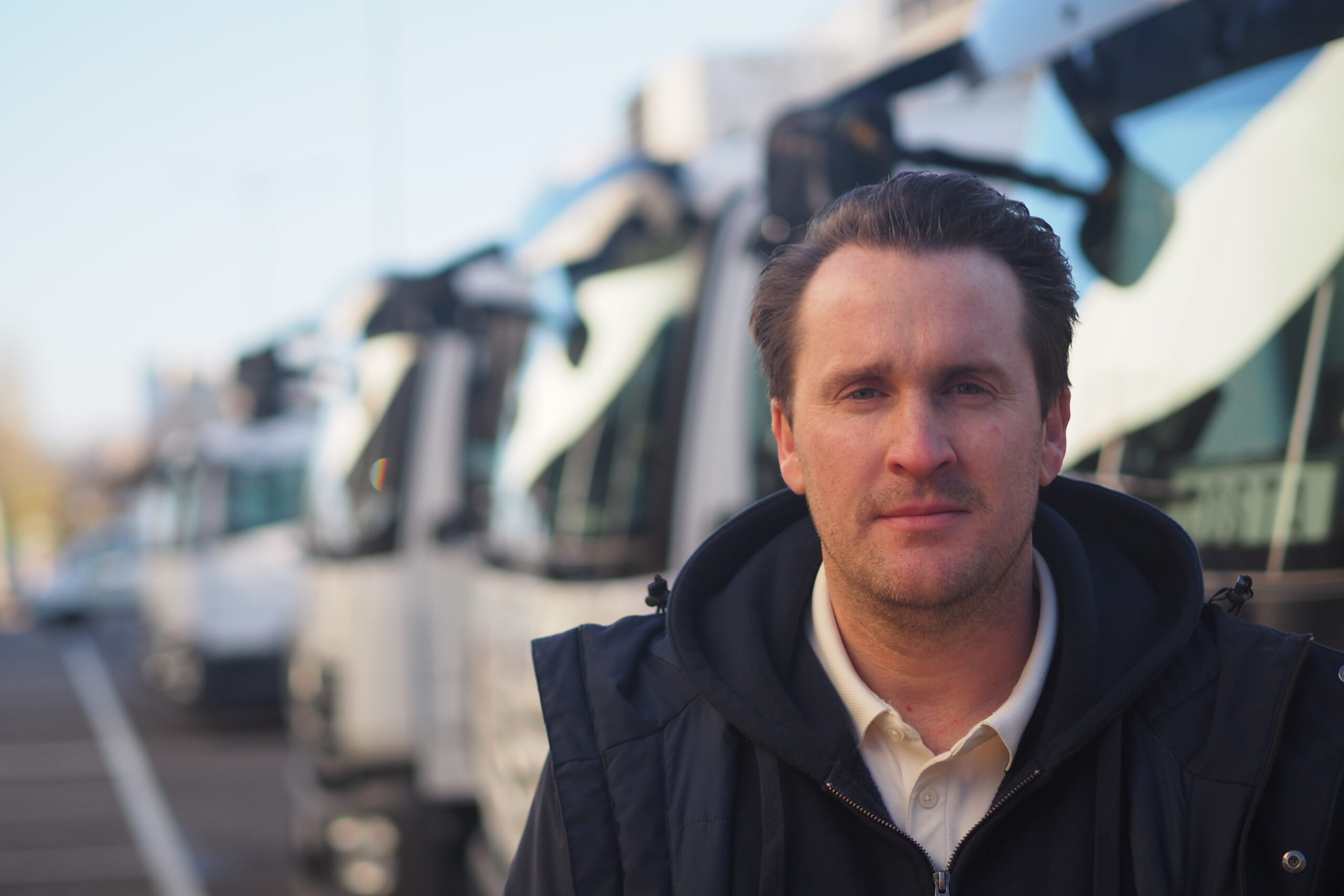 Johannes Ehrenberg, Geschäftsführer der Dieter Fuhrmann Obst- und Gemüsegroßhandels GmbH, auf dem Berliner Großmarkt.